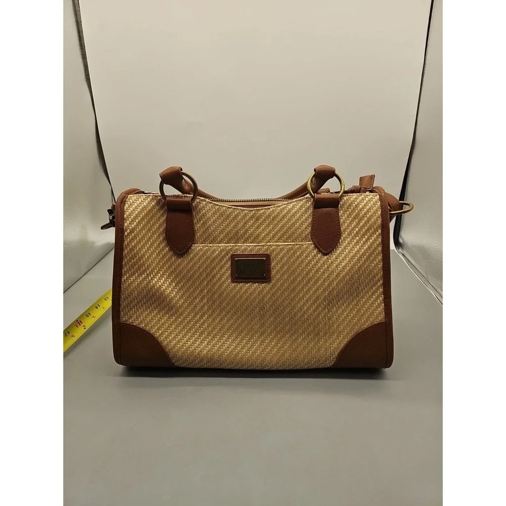 Frye‎ and Co. Basket Cognac Satchel Tote Bag  Purse Handle And Strap